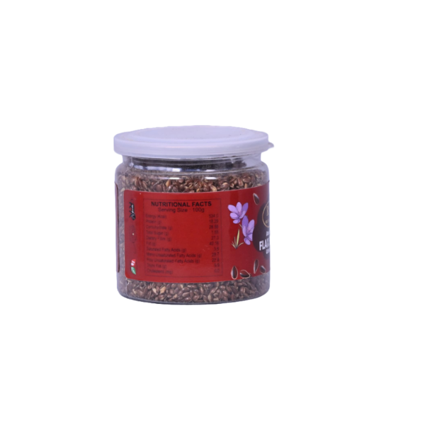 Roasted Flex seeds salted 100gm - Image 2